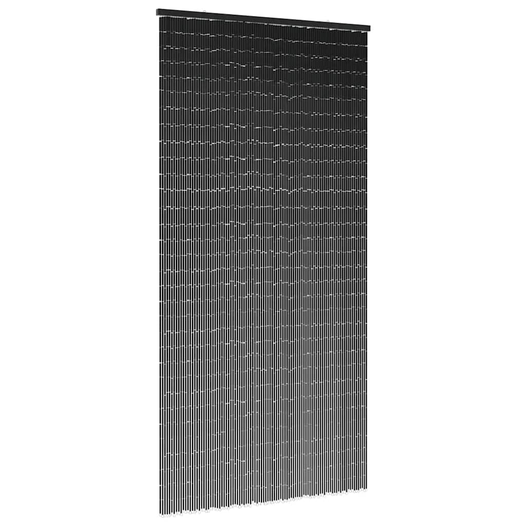 vidaXL Zasłona do drzwi przeciw owadom Ciemnoszara 90x220 cm Bambus