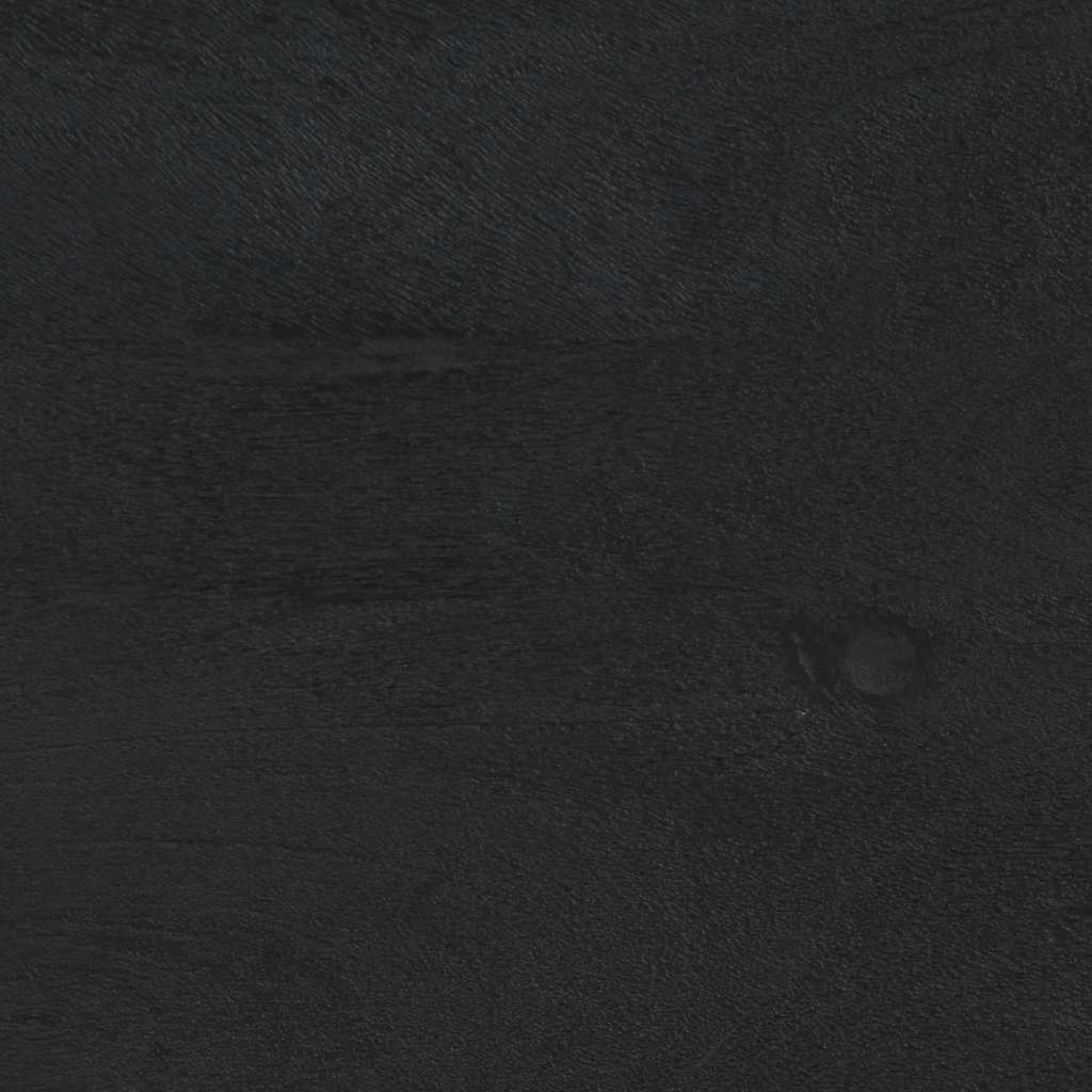 vidaXL Szafki nocne, czarne, 2 szt., 40x33x46 cm, lite drewno mango