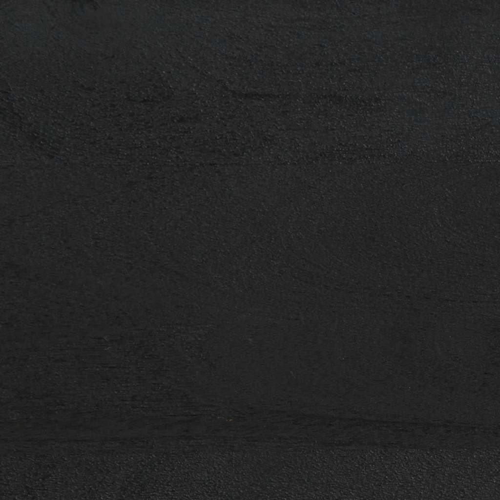 vidaXL Szafka nocna, czarna, 40x33x46 cm, lite drewno mango