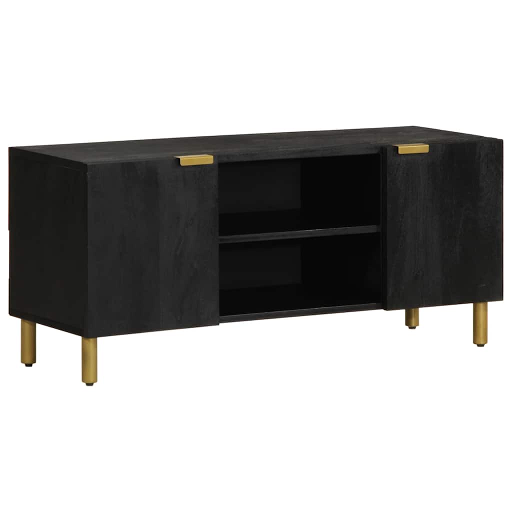vidaXL Szafka pod telewizor, czarna, 105x33x46 cm