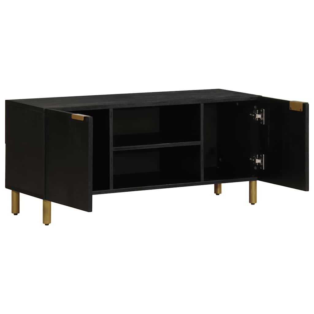 vidaXL Szafka pod telewizor, czarna, 105x33x46 cm
