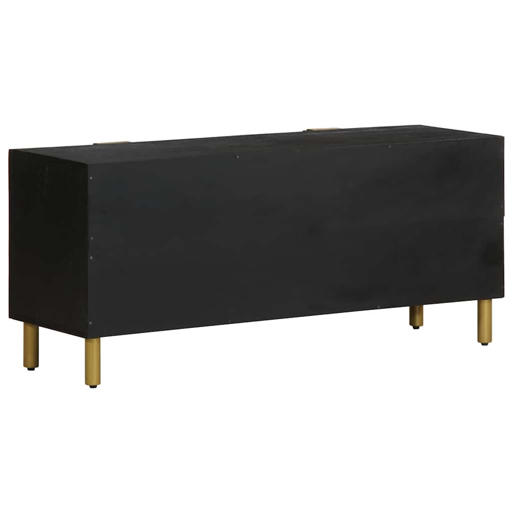 vidaXL Szafka pod telewizor, czarna, 105x33x46 cm