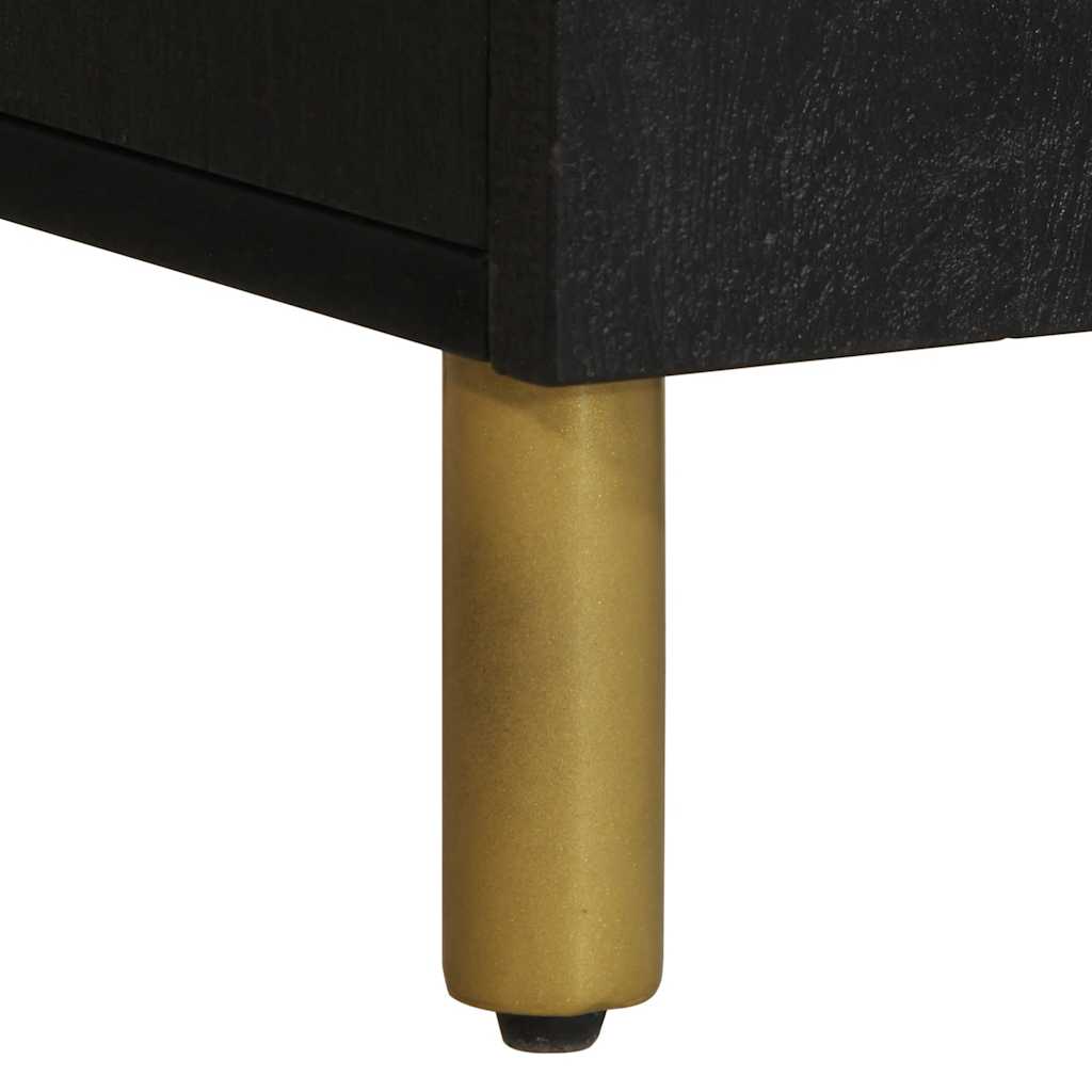 vidaXL Szafka pod telewizor, czarna, 105x33x46 cm