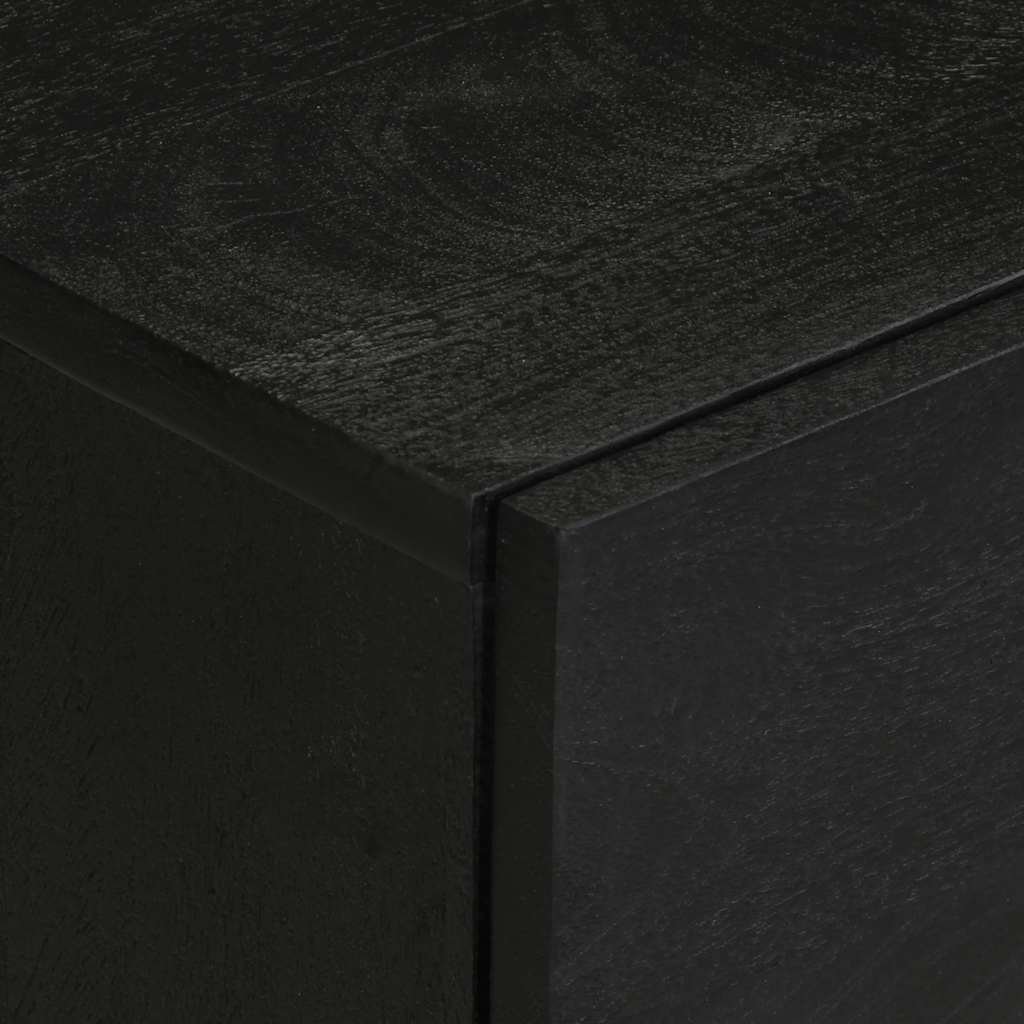 vidaXL Szafka nocna, czarna, 50x33x62 cm, materiał drewnopochodny