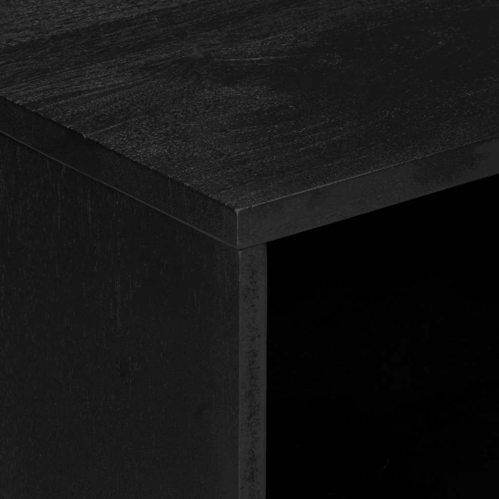 vidaXL Szafka nocna, czarna, 50x33x62 cm, materiał drewnopochodny