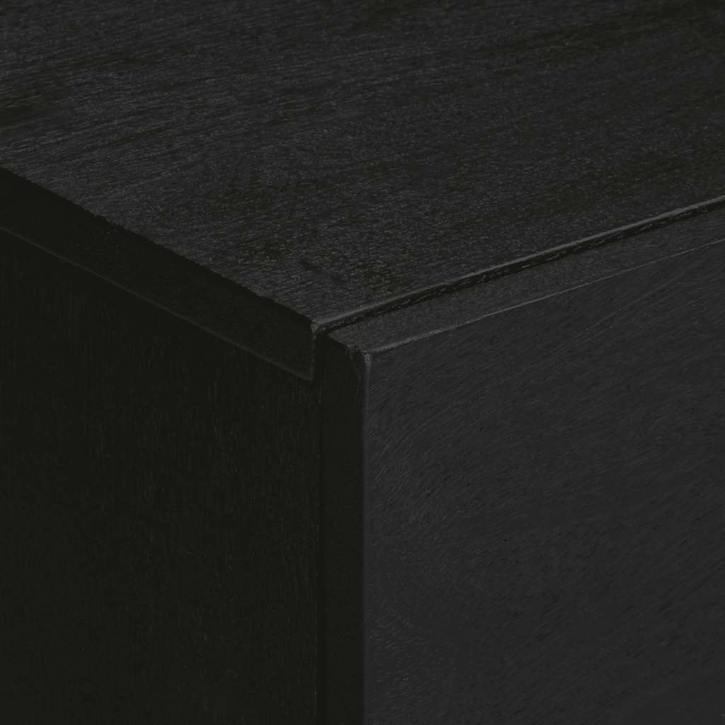 vidaXL Szafka nocna, czarna, 50x33x60 cm, materiał drewnopochodny