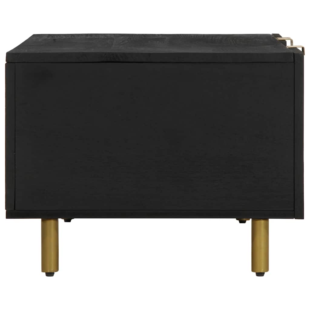 vidaXL Stolik kawowy, czarny, 100x54x40 cm, materiał drewnopochodny