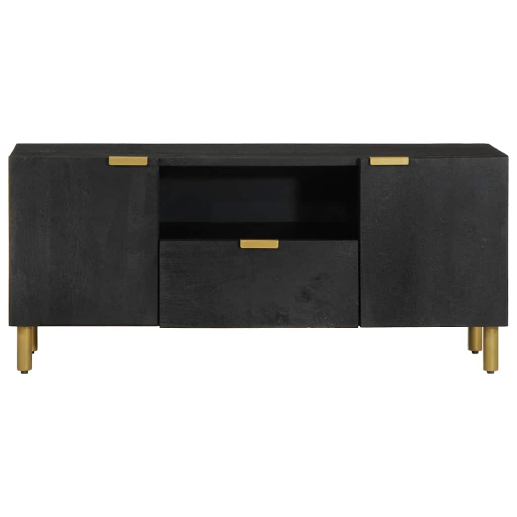 vidaXL Szafka pod telewizor, czarna, 105x33x46 cm