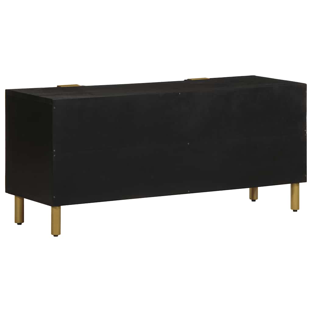 vidaXL Szafka pod telewizor, czarna, 105x33x46 cm
