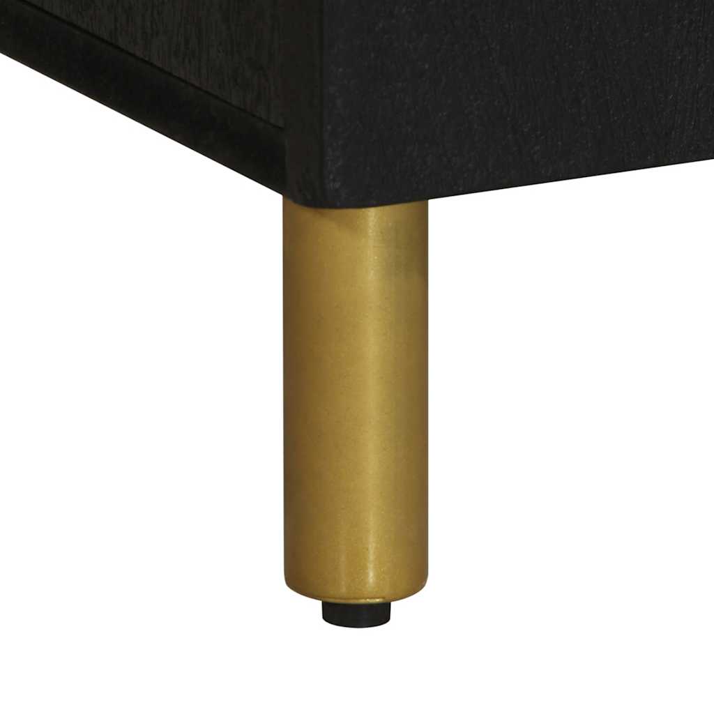 vidaXL Szafka pod telewizor, czarna, 105x33x46 cm