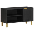 vidaXL Szafka pod telewizor, czarna, 80x33x46 cm