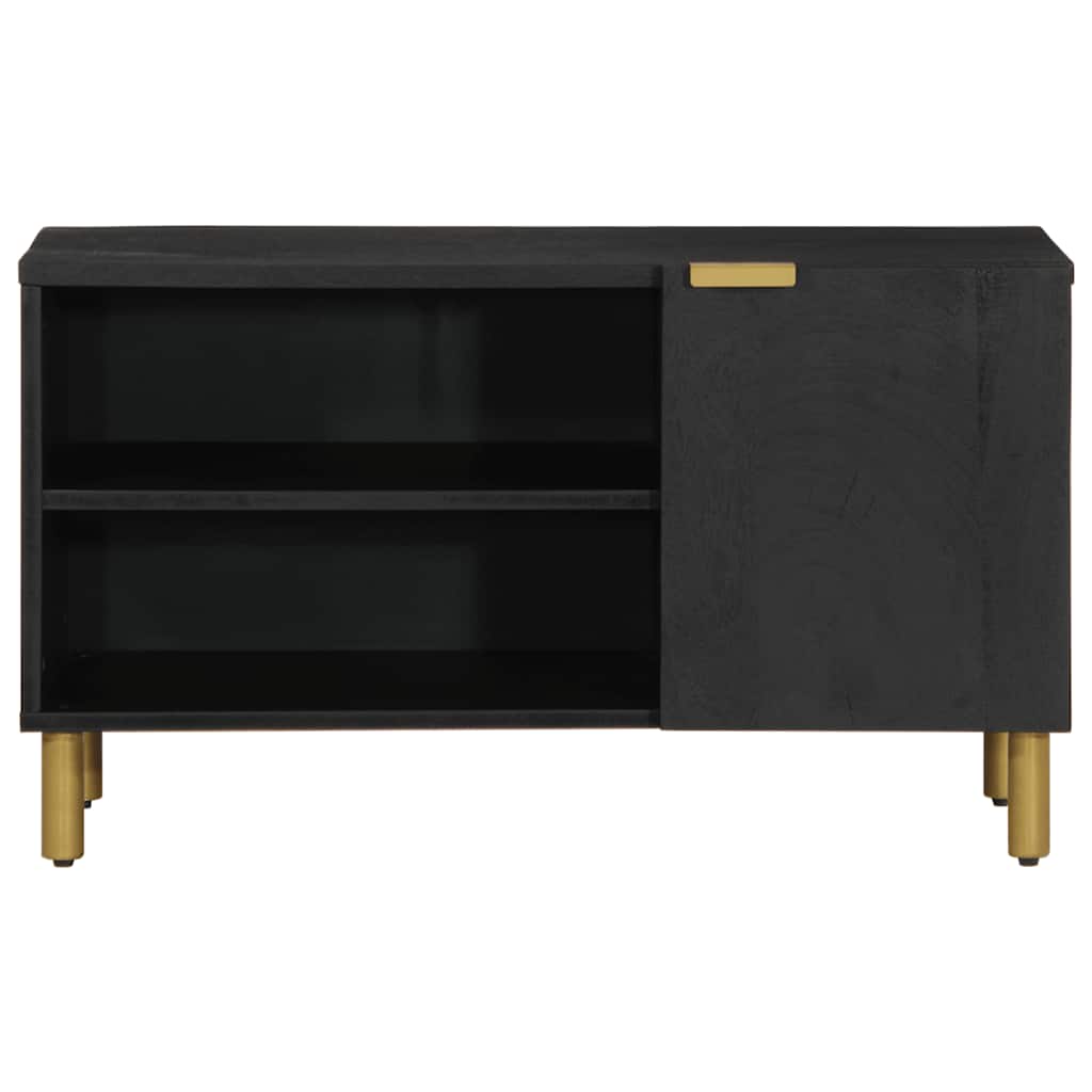 vidaXL Szafka pod telewizor, czarna, 80x33x46 cm
