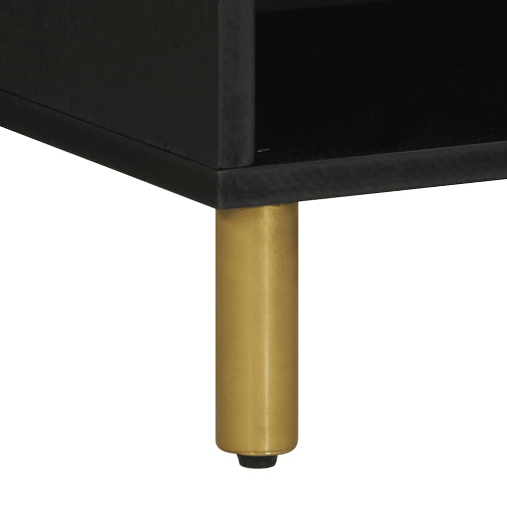 vidaXL Szafka pod telewizor, czarna, 80x33x46 cm