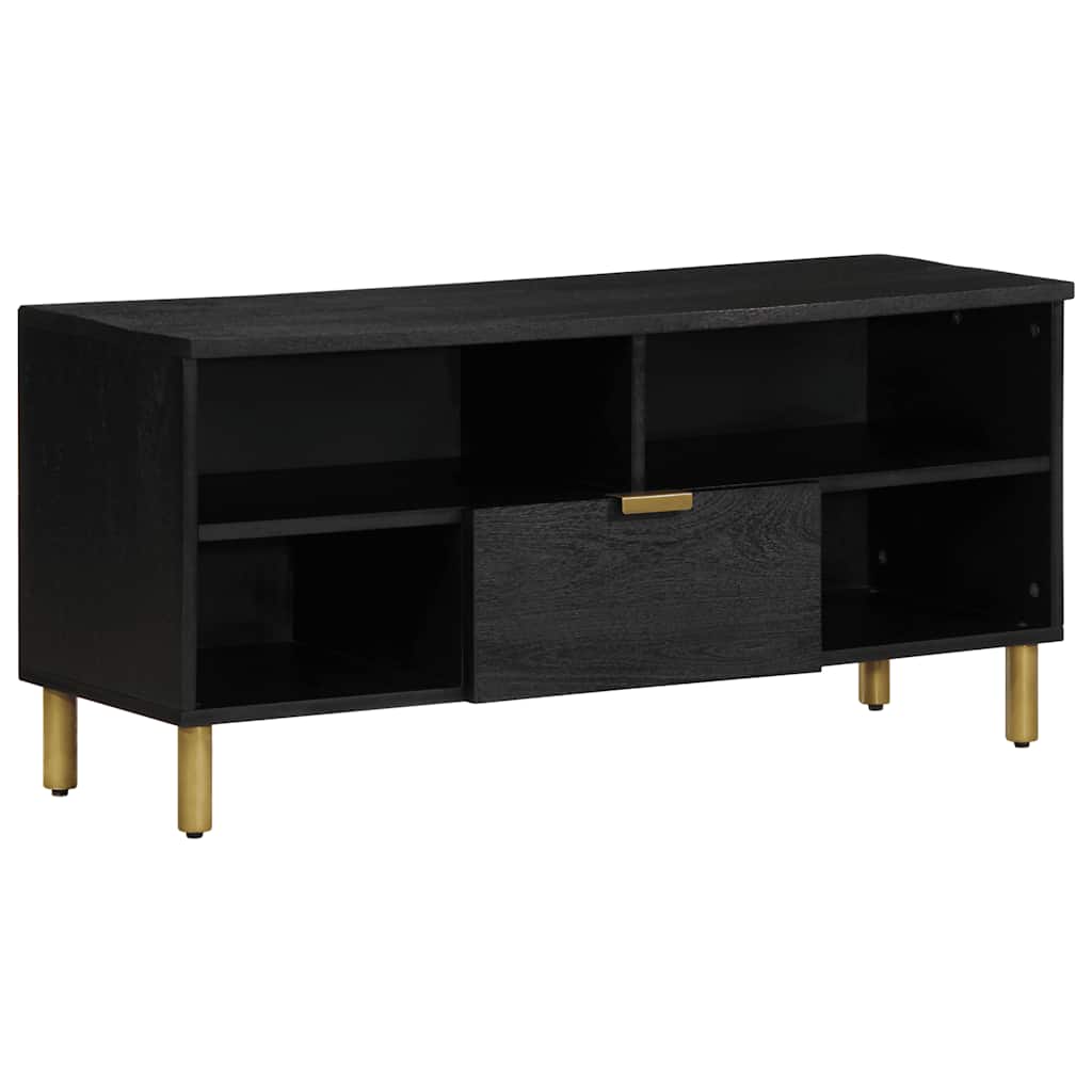vidaXL Szafka pod telewizor, czarna, 100x33x46 cm
