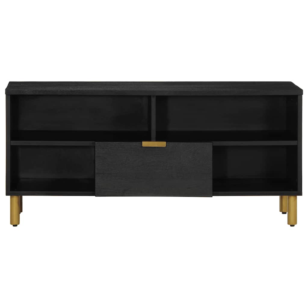 vidaXL Szafka pod telewizor, czarna, 100x33x46 cm