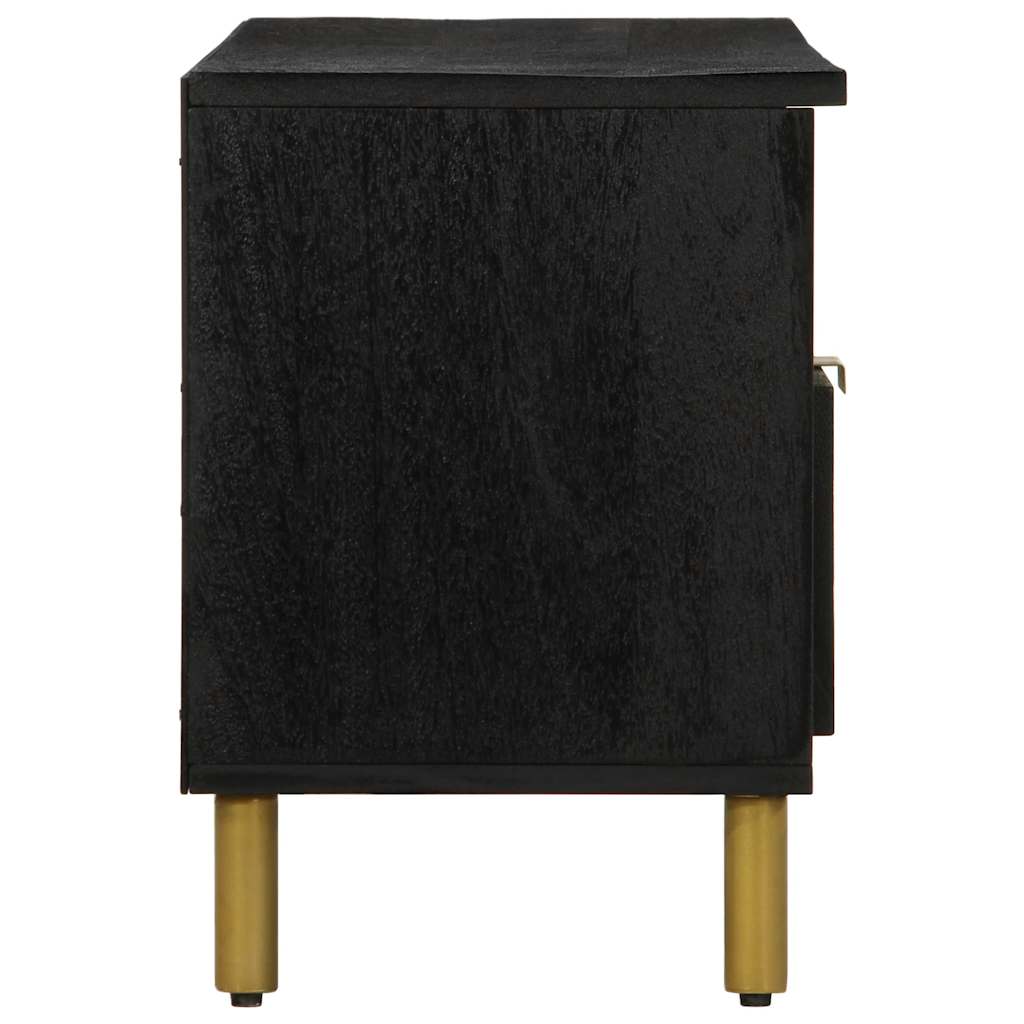 vidaXL Szafka pod telewizor, czarna, 100x33x46 cm
