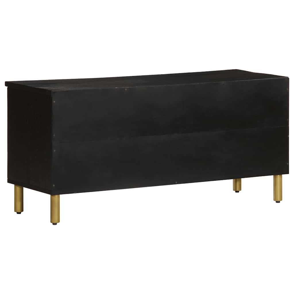 vidaXL Szafka pod telewizor, czarna, 100x33x46 cm