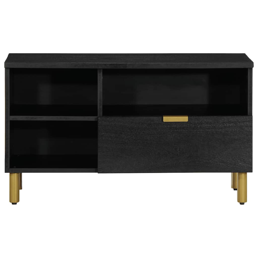 vidaXL Szafka pod telewizor, czarna, 80x33x46 cm