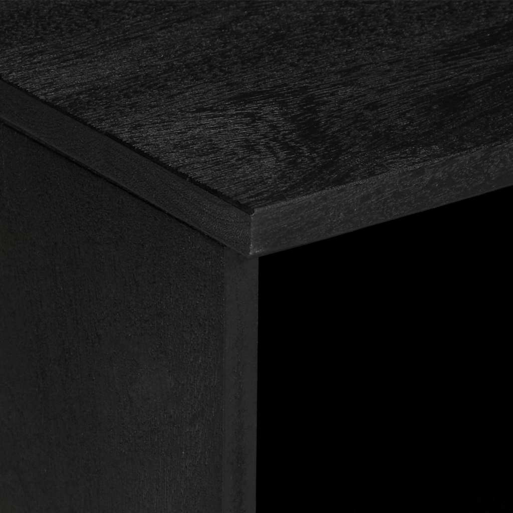 vidaXL Szafka pod telewizor, czarna, 80x33x46 cm