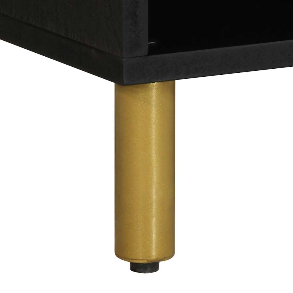 vidaXL Szafka pod telewizor, czarna, 80x33x46 cm