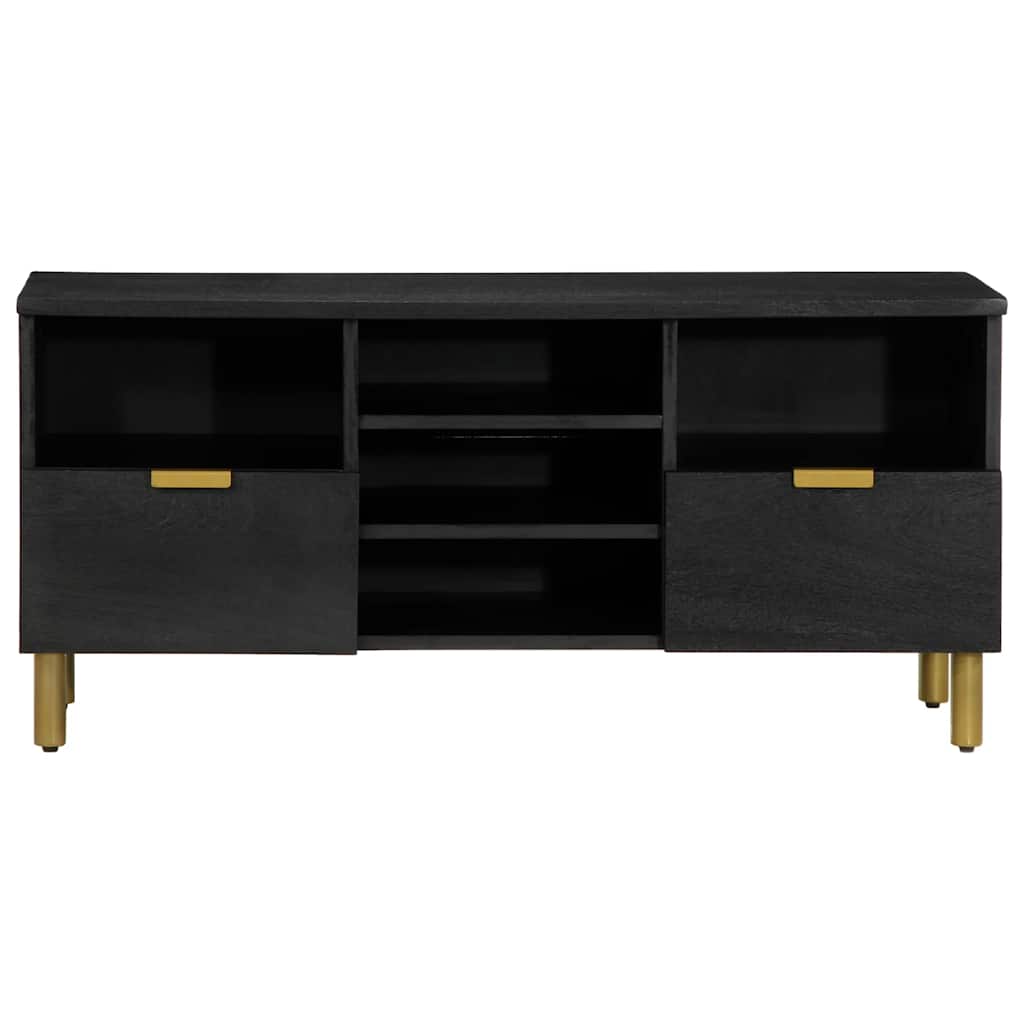 vidaXL Szafka pod telewizor, czarna, 100x33x46 cm