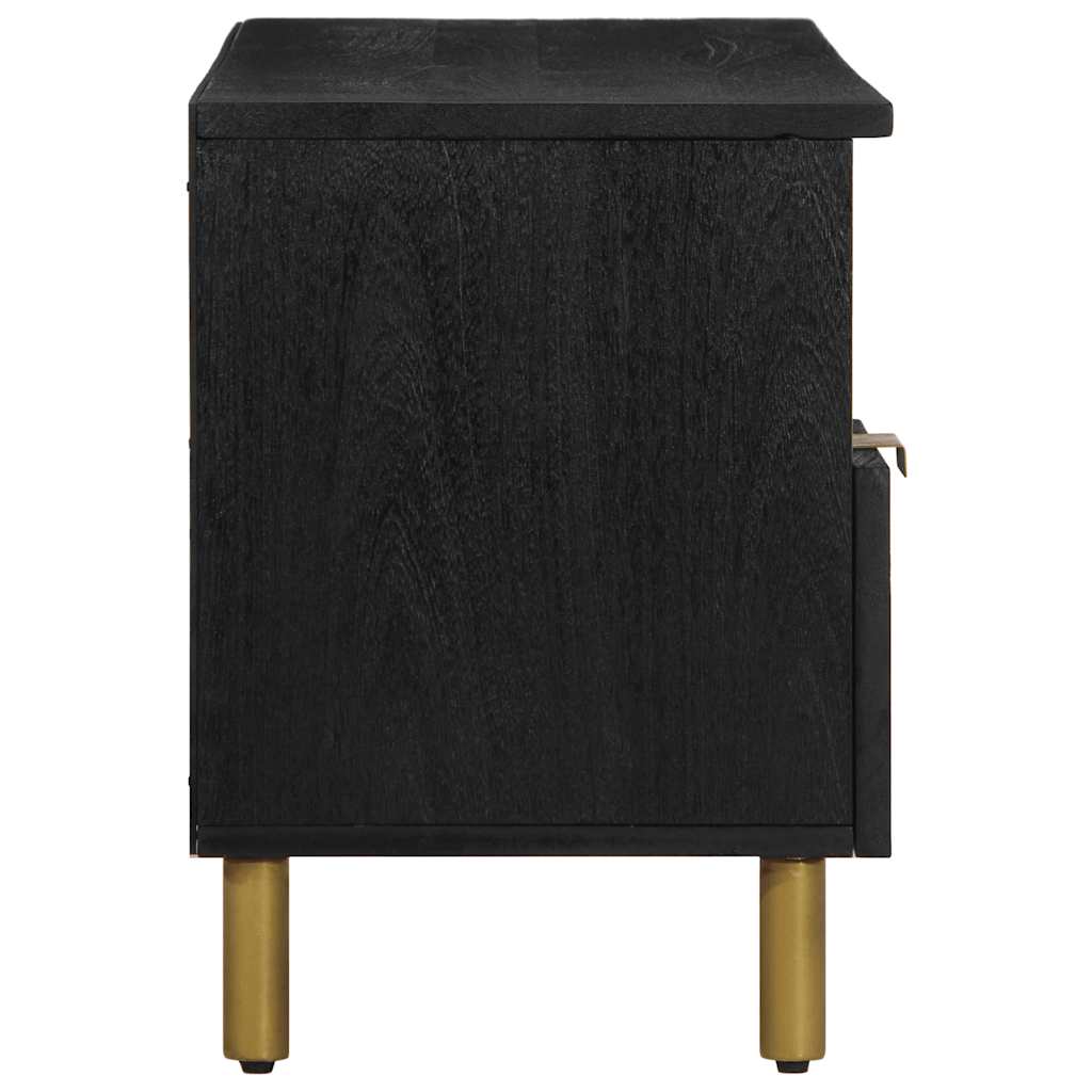 vidaXL Szafka pod telewizor, czarna, 100x33x46 cm