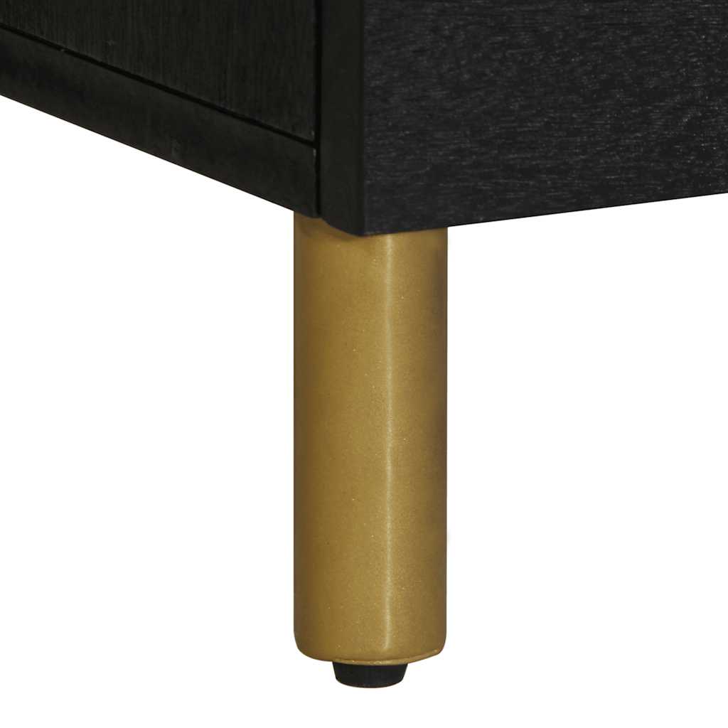 vidaXL Szafka pod telewizor, czarna, 100x33x46 cm