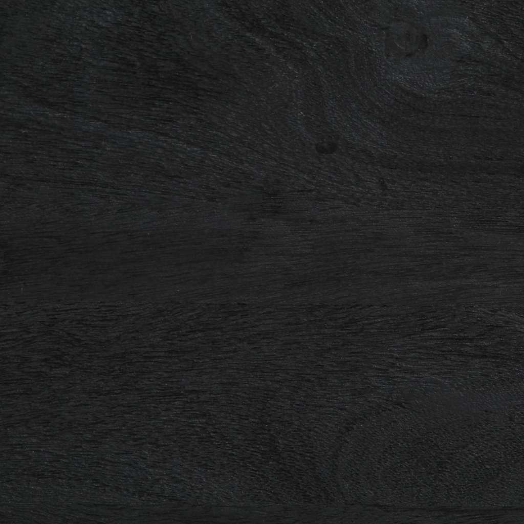 vidaXL Szafka, czarna, 80x33x75 cm, materiał drewnopochodny
