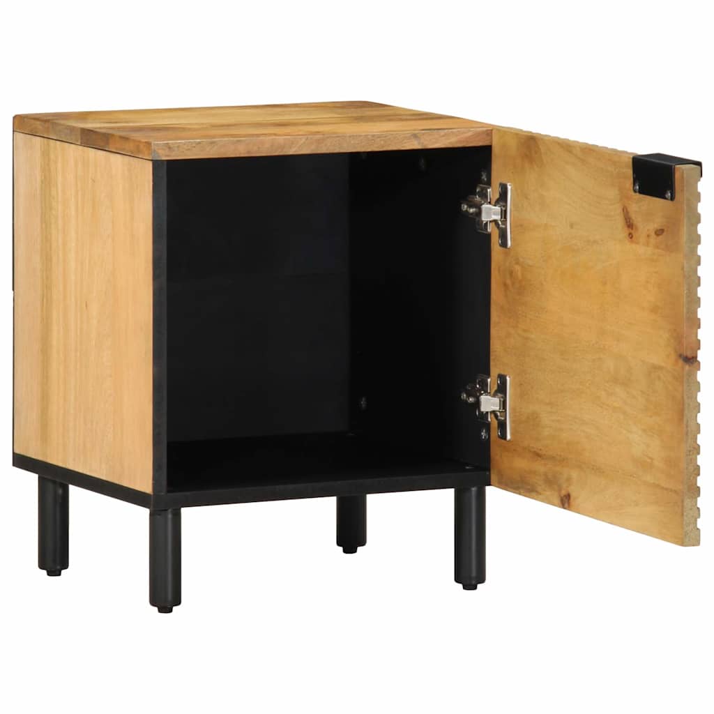 vidaXL Szafka nocna Brązowa 40x33x46 cm Drewno lite Mango