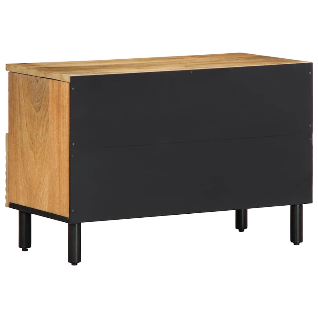 vidaXL Szafka RTV Brązowa 70x33x46 cm Drewno lite Mango