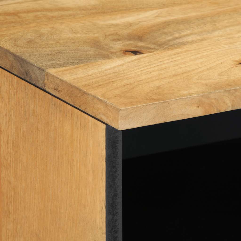 vidaXL Szafka RTV Brązowa 70x33x46 cm Drewno lite Mango