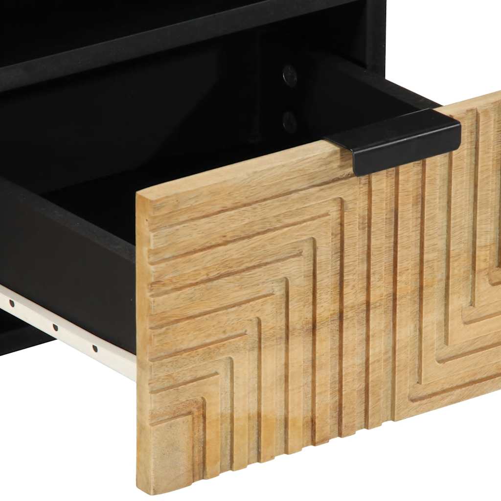 vidaXL Szafka RTV Brązowa 70x33x46 cm Drewno lite Mango