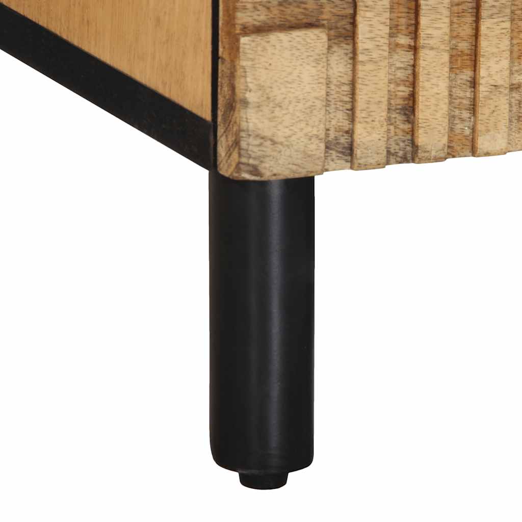 vidaXL Szafka RTV Brązowa 70x33x46 cm Drewno lite Mango