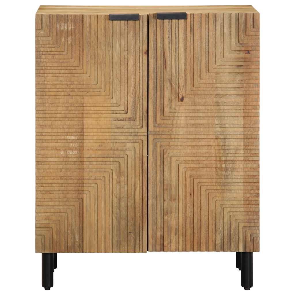 vidaXL Komoda Brązowa 60x33x75 cm Drewno lite Mango