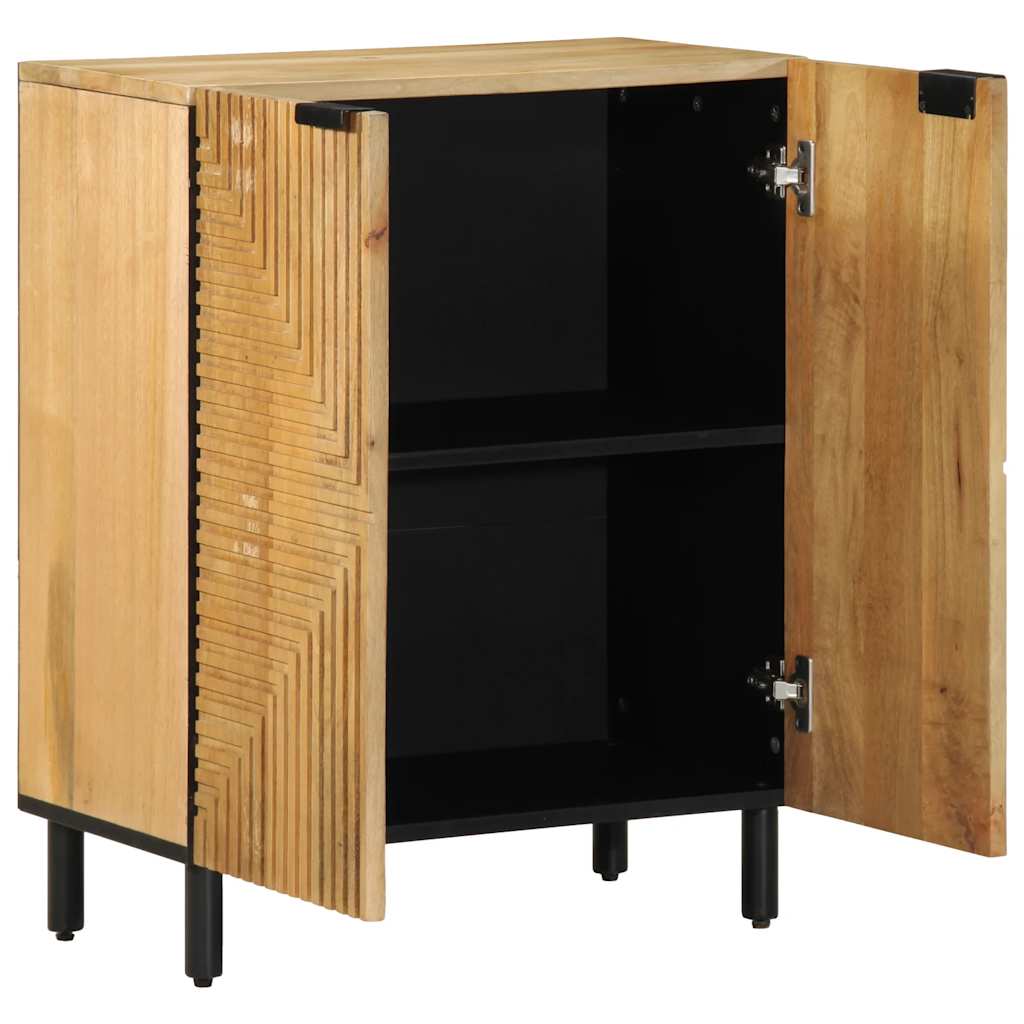 vidaXL Komoda Brązowa 60x33x75 cm Drewno lite Mango