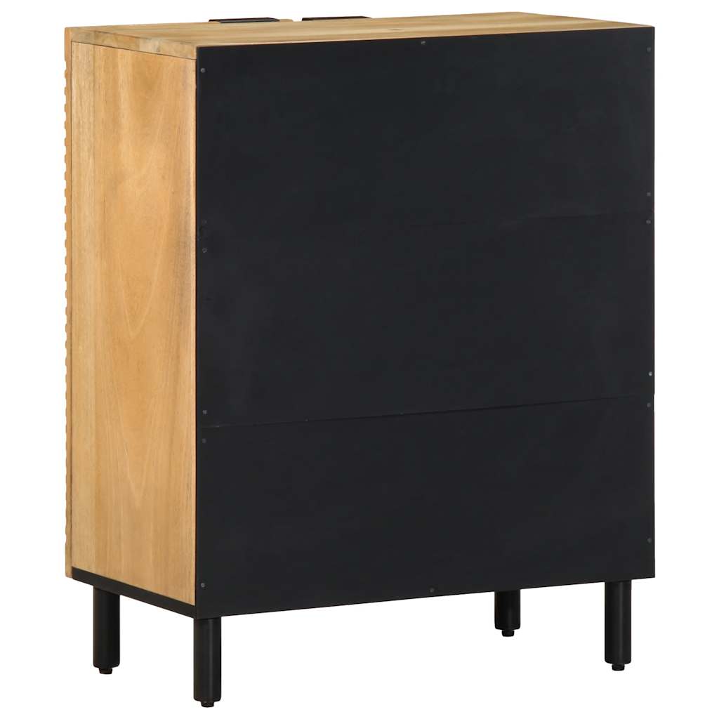 vidaXL Komoda Brązowa 60x33x75 cm Drewno lite Mango