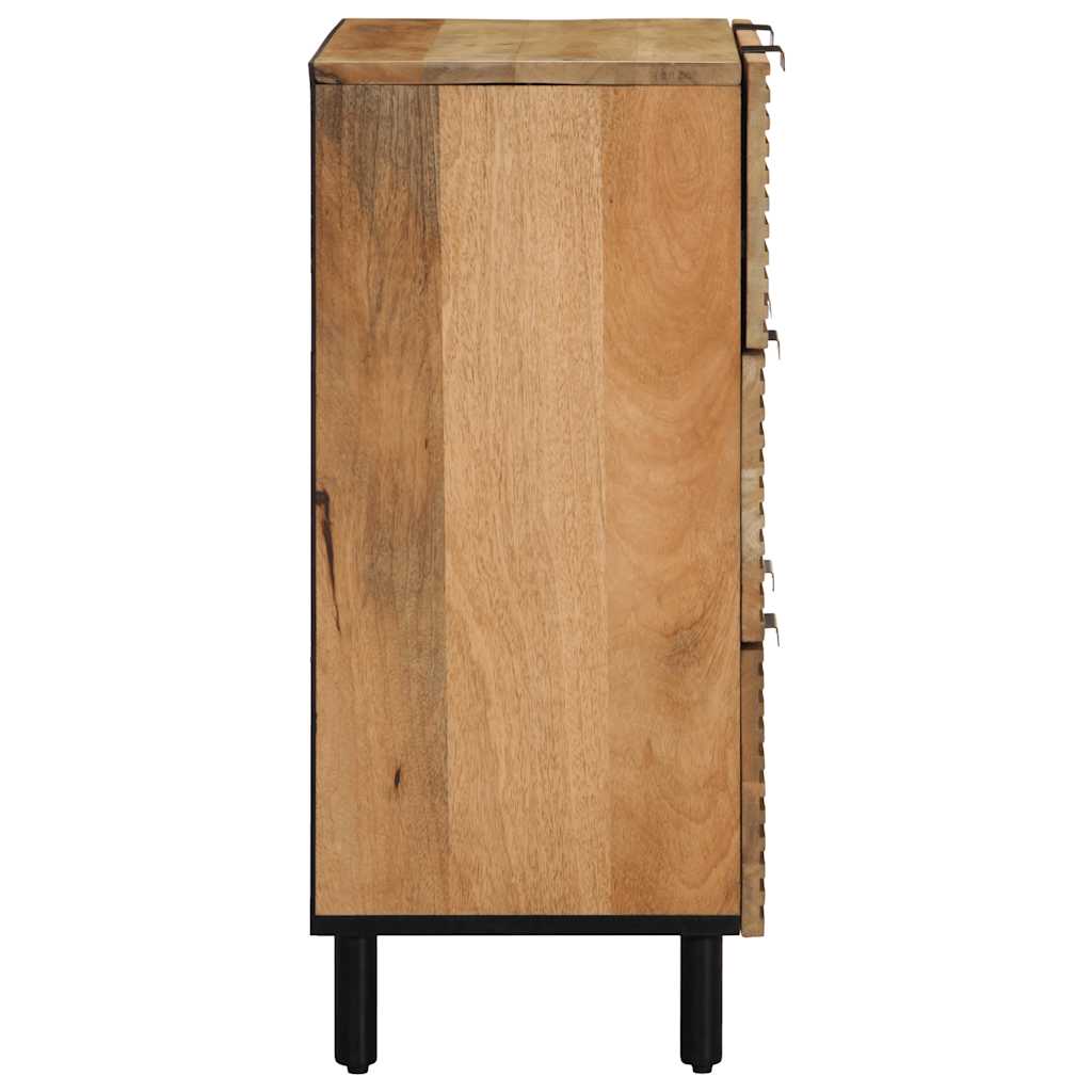 vidaXL Komoda Brązowa 60x33x75 cm Drewno lite Mango