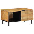 vidaXL Stolik kawowy Brązowy 80x50x40 cm Drewno lite Mango