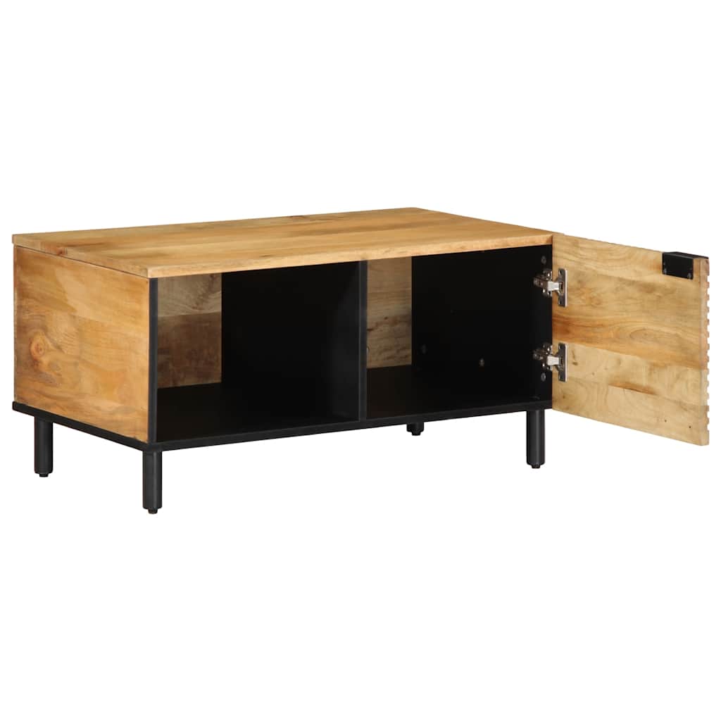 vidaXL Stolik kawowy Brązowy 80x50x40 cm Drewno lite Mango