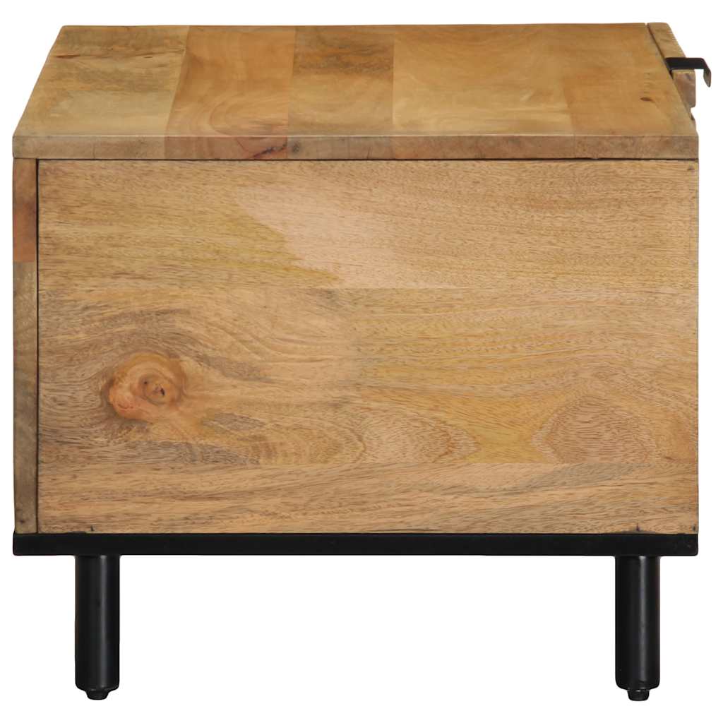 vidaXL Stolik kawowy Brązowy 80x50x40 cm Drewno lite Mango