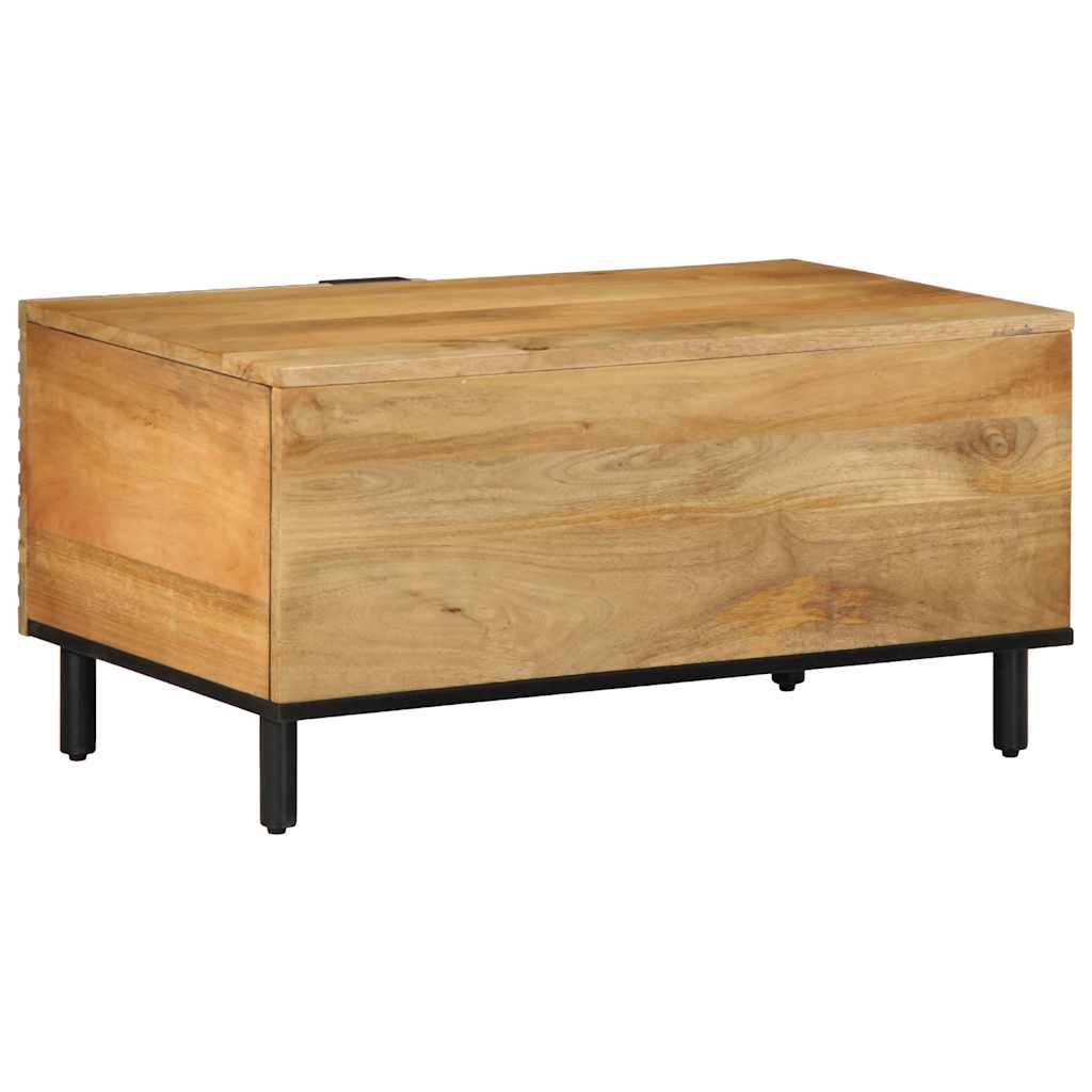 vidaXL Stolik kawowy Brązowy 80x50x40 cm Drewno lite Mango
