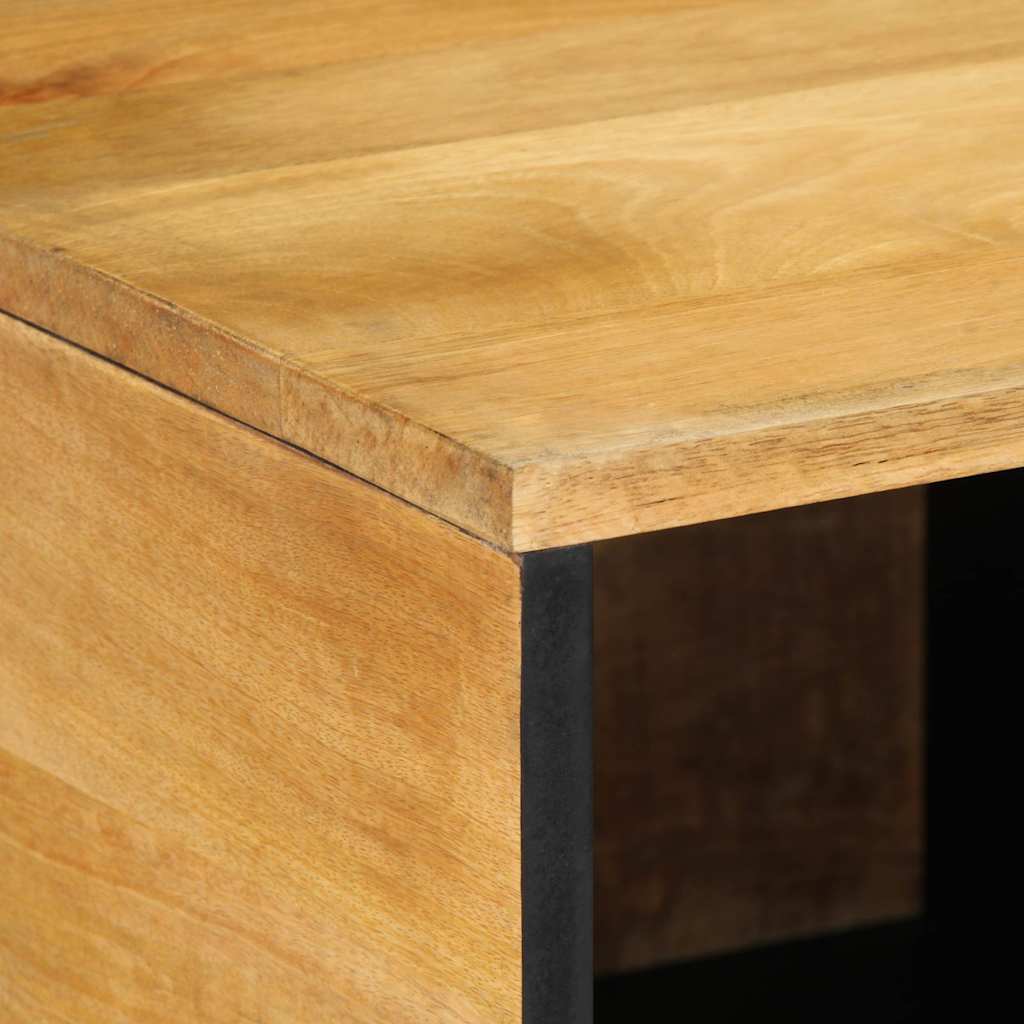 vidaXL Stolik kawowy Brązowy 80x50x40 cm Drewno lite Mango