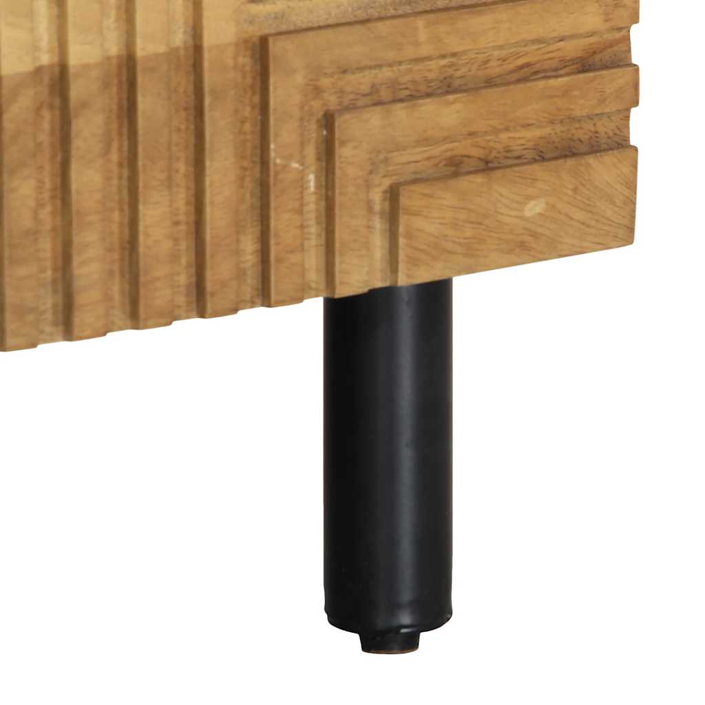 vidaXL Stolik kawowy Brązowy 80x50x40 cm Drewno lite Mango