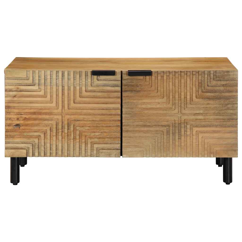 vidaXL Stolik kawowy Brązowy 80x50x40 cm Drewno lite Mango