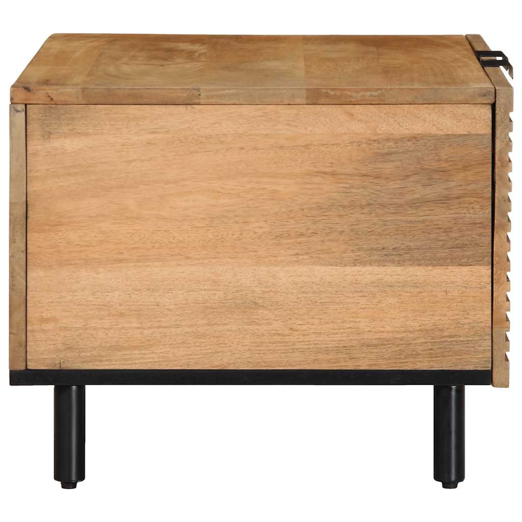 vidaXL Stolik kawowy Brązowy 80x50x40 cm Drewno lite Mango