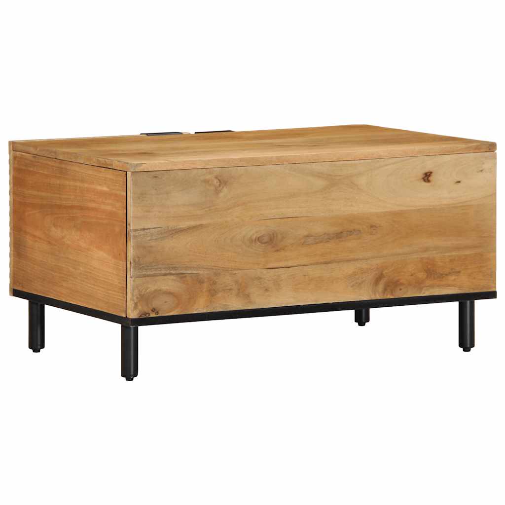 vidaXL Stolik kawowy Brązowy 80x50x40 cm Drewno lite Mango