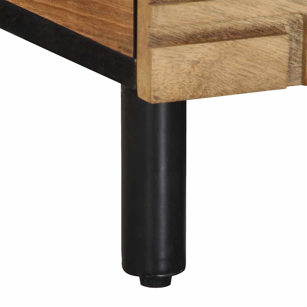 vidaXL Stolik kawowy Brązowy 80x50x40 cm Drewno lite Mango