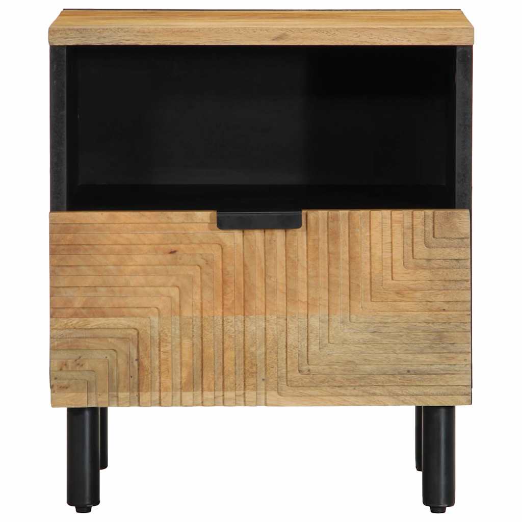 vidaXL Szafka nocna Brązowa 40x33x46 cm Drewno lite Mango
