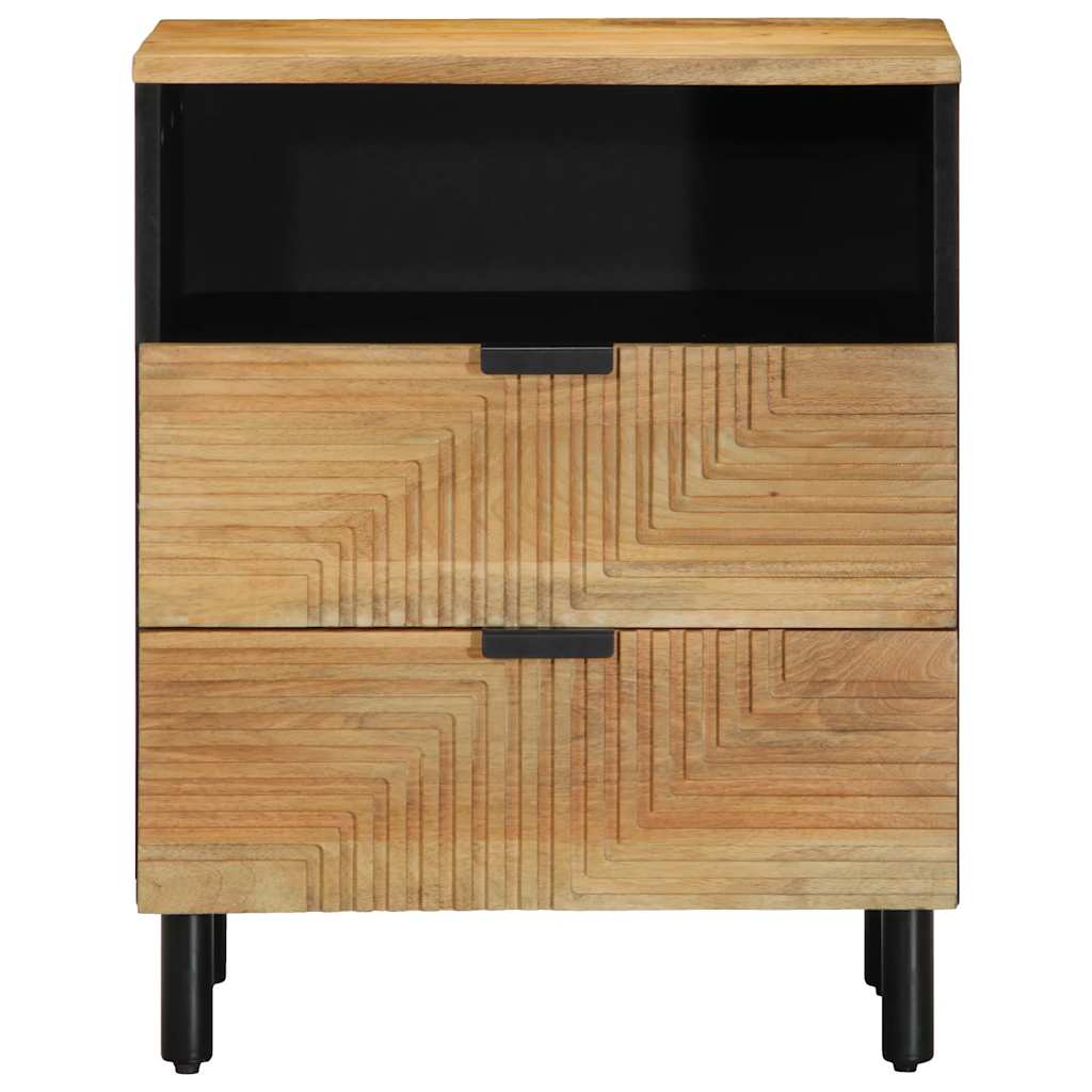 vidaXL Szafka nocna Brązowa 50x33x60 cm Drewno lite Mango