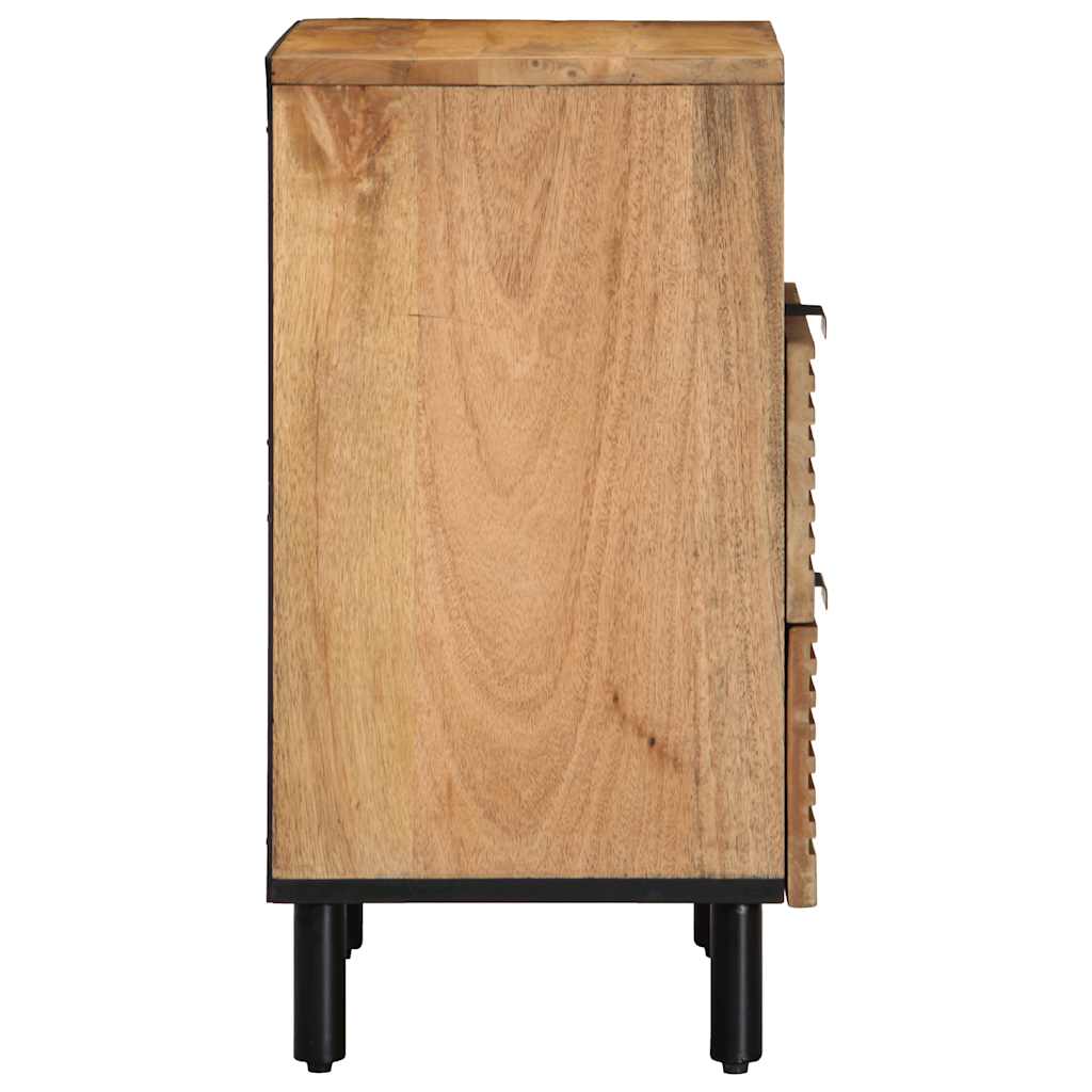 vidaXL Szafka nocna Brązowa 50x33x60 cm Drewno lite Mango